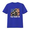 Retro Dont Let The Old Unisex In Vintage American Flag T Shirt Vintage Washed Comfortable Casual Versatile Designer Clothes