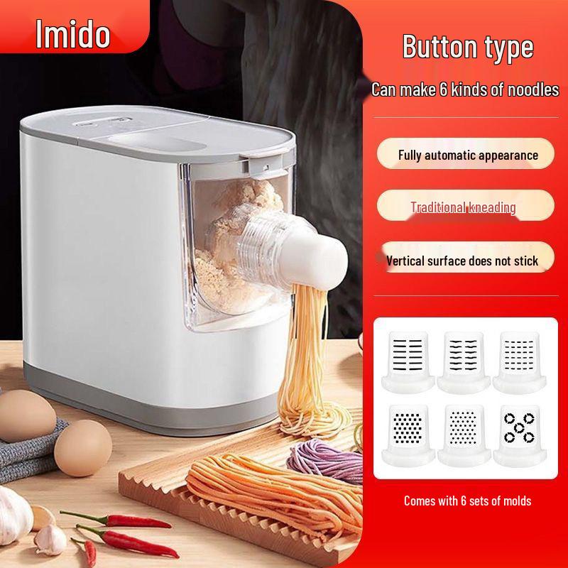 Fully Automatic Electric Noodle Press & Dough Mixer - Small, Multifunctional Machine for Homemade Noodles & Dumpling Skins