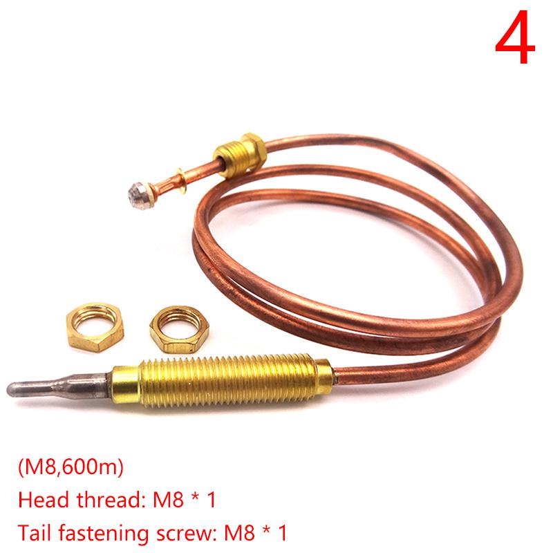 M6/M8 60/90/150Cm Thermocouple Replacement For Gas Furnaces Boilers Heaters