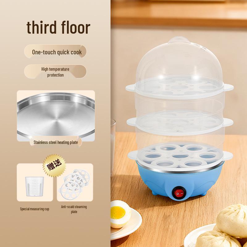 Automatic Egg Cooker: Multifunctional Steamer with Auto Power-Off for Perfect Breakfast Eggs