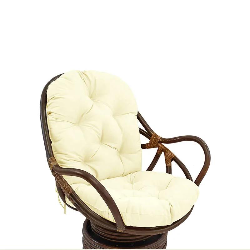 Вращающаяся подушка-качалка, моющаяся, коврик для сиденья домашней мебели, утолщенная подушка для стула, декор для дома на открытом воздухе - в комплект не входит кресло-качалка