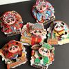 Магнит на холодильник в китайском стиле Пекинская опера Панда 3D мультяшный Магнит на холодильник Смола Магнит на холодильник для украшения кухни