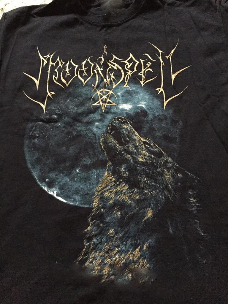 Винтажная футболка Moonspell Черная Размер S-4XL Хлопок Мужская и Женская EG902