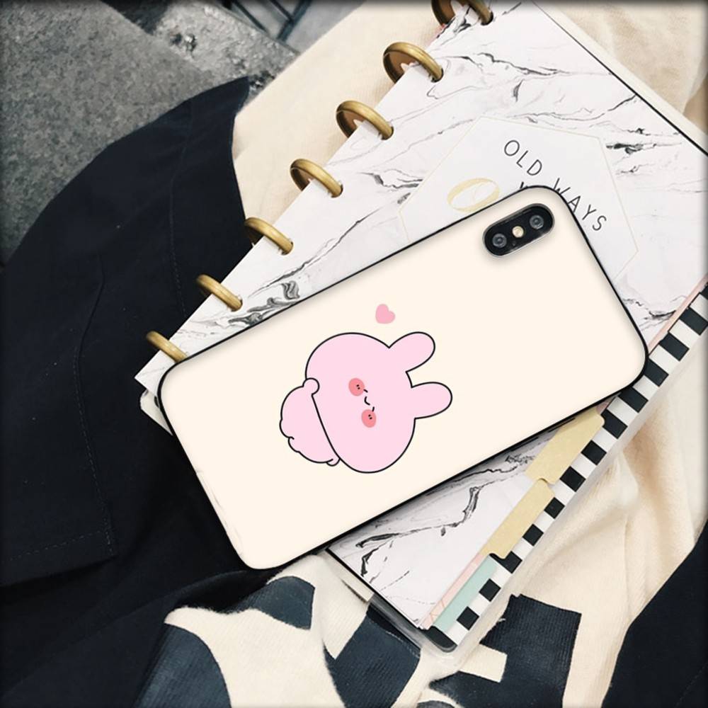 Asamimichaan Asleep Cute Asamimi Phone Case For Iphone 17 Air 16 15 14 13 12 11 Pro Max 16 15 14 Plus TPU Soft Case