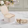 PU Leather Earring Storage Case with Small Pouches Jewelry Packing Bag Simple Jewelry Box  Ring