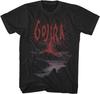 Футболка с графикой группы Gojira, извержение вулкана