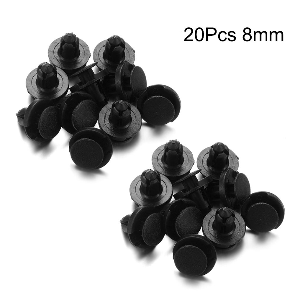 20Pcs Car Clips Bumper Rivets Retainer Fastener Push Pin