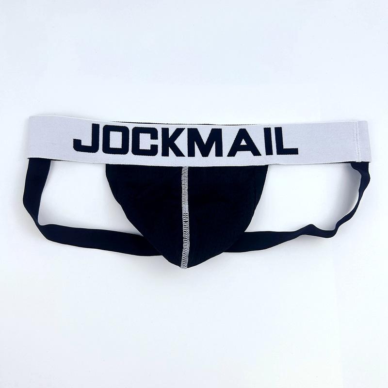Бандажи JOCKMAIL, модные мужские стринги с низкой талией, нижнее белье, сетчатые дышащие сексуальные бандажи Halo, спортивные повседневные мужские трусы-стринги