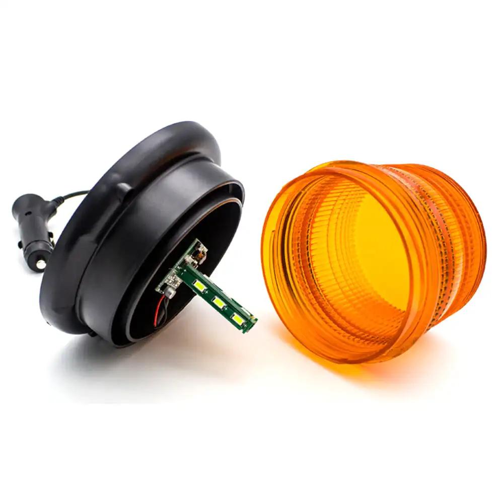 12 В автомобильный стробоскопический фонарь аварийный автомобильный вращающийся дорожный указатель автомобильный проблесковый маячок светодиодный фонарь с магнитным основанием для автобезопасности