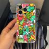 Прозрачный чехол для телефона 'Вечеринка монстров' для iPhone 15 17 Pro Max 16 14 Pro 11 12 Pro 13 X XR XS SE Задняя крышка