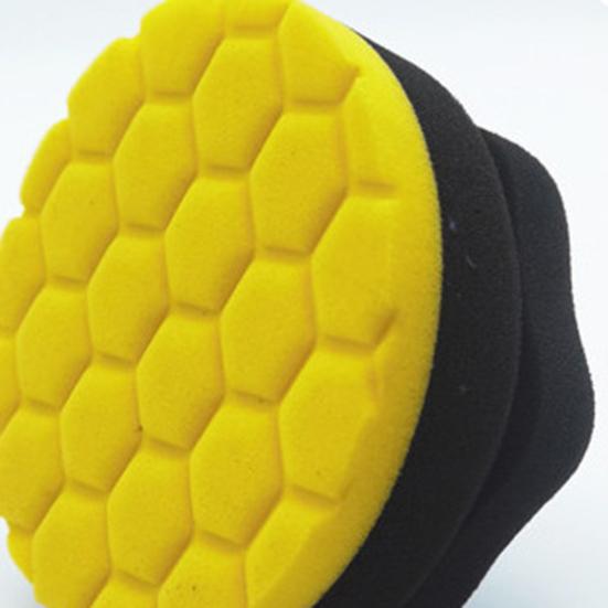 Car Waxing Sponge Hexagonal Pattern Design Efficient Heat Dissipation Car Wax Applicator Car Care Waxing Tool