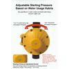 S-5 Automatic Water Pump Controller 220V Adjustable Pressure Switch 1 Inch Thread Dry Run Protection Booster Pump Controller