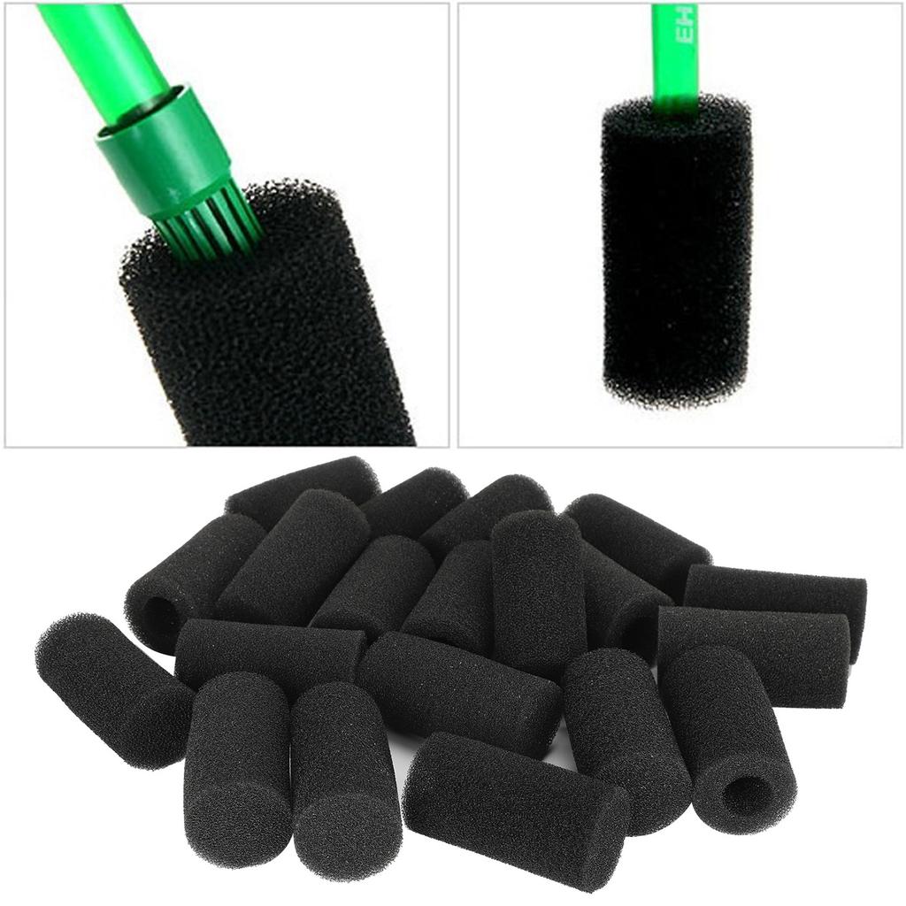 20 шт., сменная крышка губчатого фильтра для входа воды в аквариум, аксессуары, большой размер