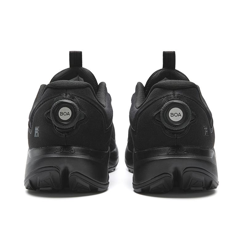 Fila BOA WOLF 2+ Амортизация Устойчивость к истиранию Покрытие Легкие Низкие Outdoor Обувь Мужская Черный Песочный Серый A12M611219FBS