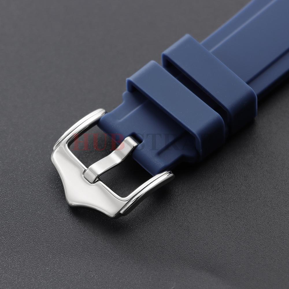 20мм22мм для Rolex Резиновый ремешок для Swatch Универсальный Мужской Женский Изогнутый конец Силиконовый ремешок для часов Citizen Sport Водонепроницаемый ремень