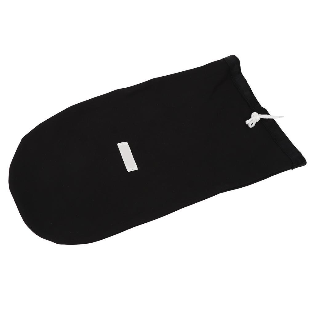 Cast Sock with Straps Black Cotton Fleece Cast Toe Cover Warmer for Rehabilitation After Fracture