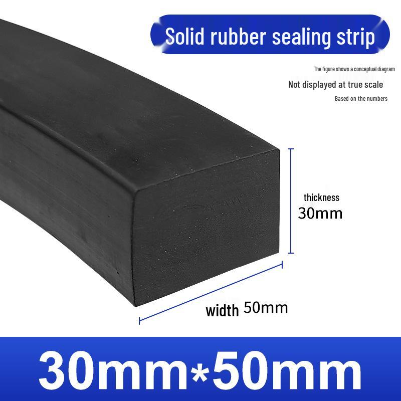 Nitrile Rubber Strip: Oil & Pressure-Resistant Shock Absorbing Glass Pad for Sealing & Joint Support