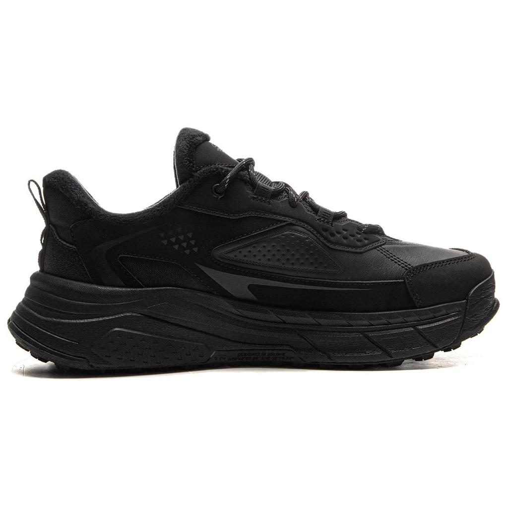 Li Ning Xingtu 2 LOW Амортизация Скользкая Устойчивая к истиранию Термовозврат Низкие Повседневная Обувь Унисекс Черный AGLV171-1