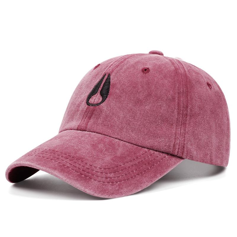 Fashion Hat Alphabet Ghost Embroidery Baseball Cap Casual Hat Embroidery LOGO Bent Hat