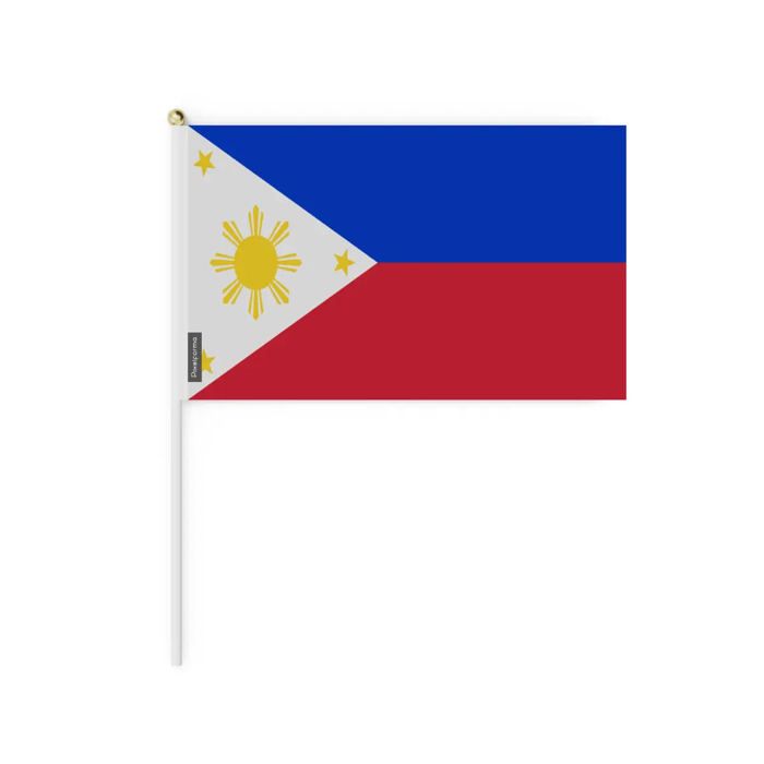 Drapeau Mini - Non spécifié - Philippines - 20 x 30 cm - 50 pièces - Polyester résistant