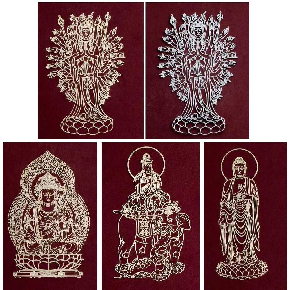 Lucky Charm Mobile Phone Sticker Chinese Zodiac Phone Case Stickers DIY Buddhist Sticker Phone