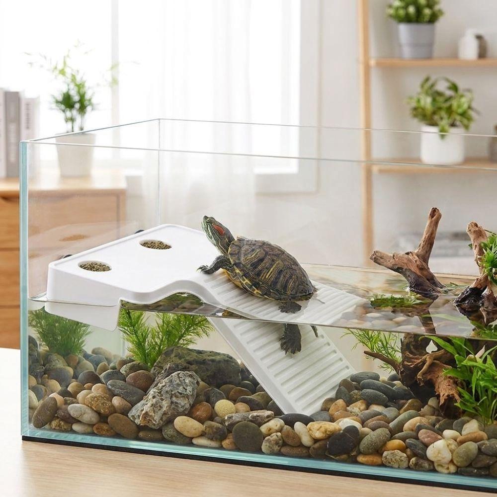Stable Turtle Floating Platform Non-Slip Turtle Climbing Slope Reptile Ramp Aquarium
