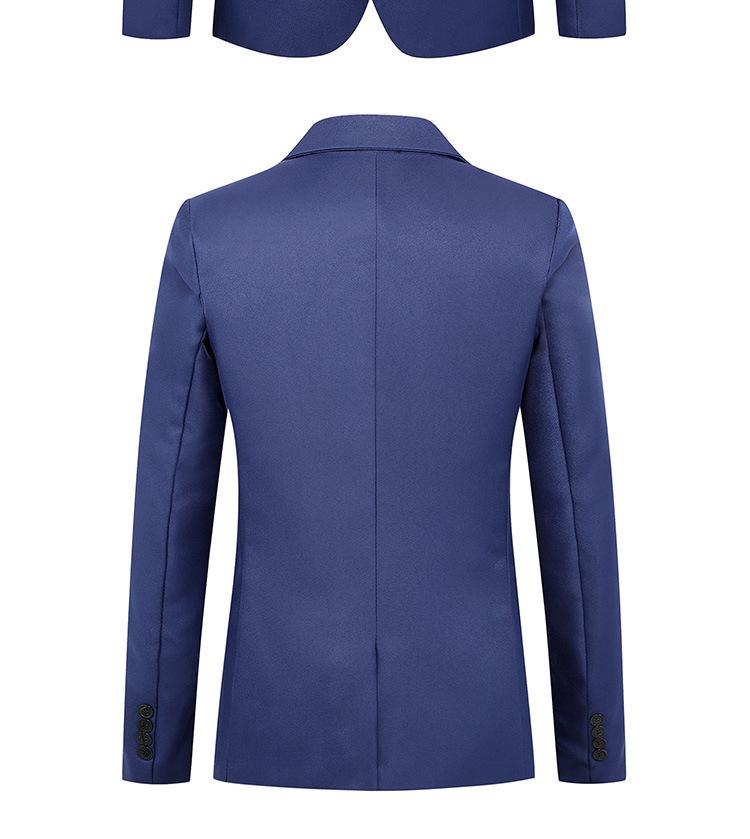 Мужской приталенный пиджак для делового костюма