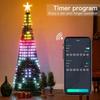 Smart Christmas Tree Light 400 LEDs Fairy String Light APP Remote Music Sync DIY Color Changing Outdoor Indoor Xmas Tree Decor