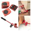 Furniture Lift Mover Tool 220Lbs Load-capacity Portable Furniture Mover Sliders Tool with Adjustable Height Lifting Tool Lever