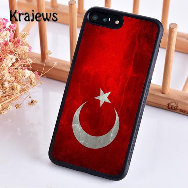 Krajews Флаг Турции Стамбул Анталья Мустафа Кемаль Ататюрк Для iPhone 17 Air 16 Чехол для телефона Cover 15 14 plus 12 13 pro max