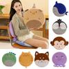 Cartoon Animal Dog Cat Chair Cushion Thick Sofa Pillow Plush Toy  For Office Student Dormitory Car