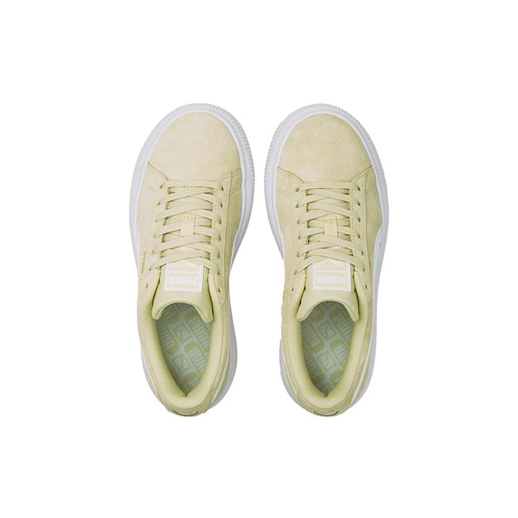 (WMNS) PUMA Suede Mayu Thick Sole Minimalistic Casual Skateboarding Shoes Khaki Women's 380686-12