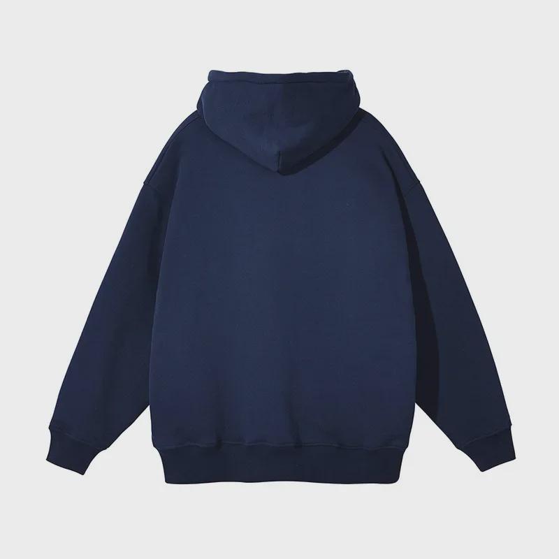 Унисекс высококачественная американская легкая осенняя толстовка с капюшоном: Утолщенная повседневная спортивная толстовка для студентов