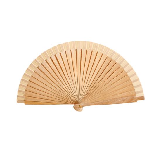 Solid Color Wooden Folding Fan Portable Summer Handheld Cooling Fan Decoration Dance Performance Props Party Costume Accessories