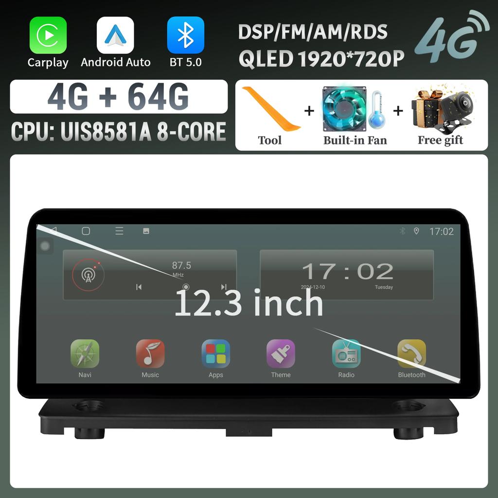 Автомобильное радио Carplay панель Мультимедиа 4G GPS BT Android 14 Навигация Автомобильные стереосистемы для VOLVO XC90 2004-2013 12,3-дюймовый экран Стерео