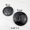 W1292Pcs VW 3D Car Cover Front Grille Badge For Volkswagen Golf 7.5 MK7.5 GTI GTD R Rline Rear Trunk Emblem Decals Accessories