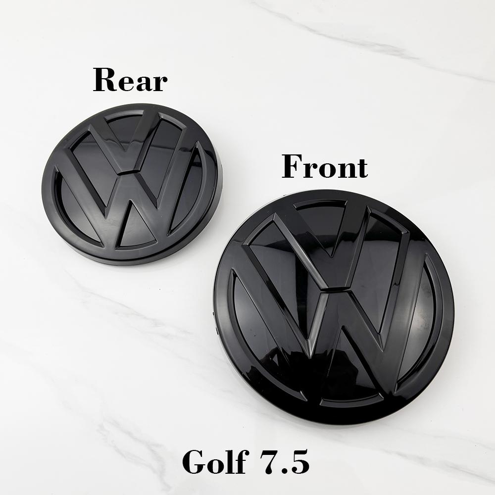 W1292Pcs VW 3D Car Cover Front Grille Badge For Volkswagen Golf 7.5 MK7.5 GTI GTD R Rline Rear Trunk Emblem Decals Accessories