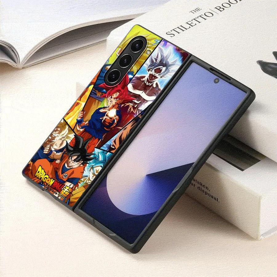 Чехол Dragon Ball Красивый Гоку для Samsung Galaxy ZFold4 Z Fold 7 6 5 4 3 ZFold3 ZFold5 ZFold6 ZFold7 Задняя крышка телефона