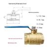 Ningbo Copper Ball Valve: 216/218 Tap, Double Female Threaded, Full Copper Switch.