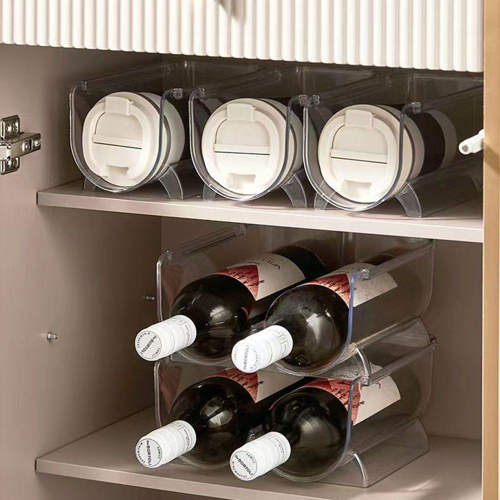 Пластиковый держатель для стакана, устойчивый к падению, стойка для вина, многофункциональный держатель для бутылок с водой, кухня