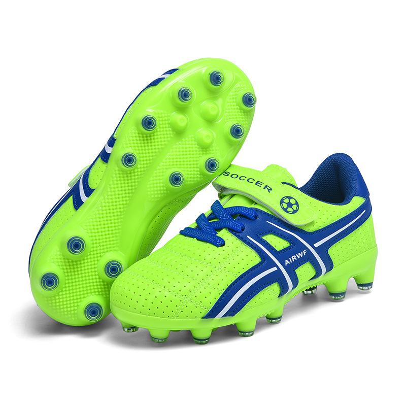 Children's football shoes spike broken spike boys shoes Velcro ball captain girls primary school students game training sports shoes
