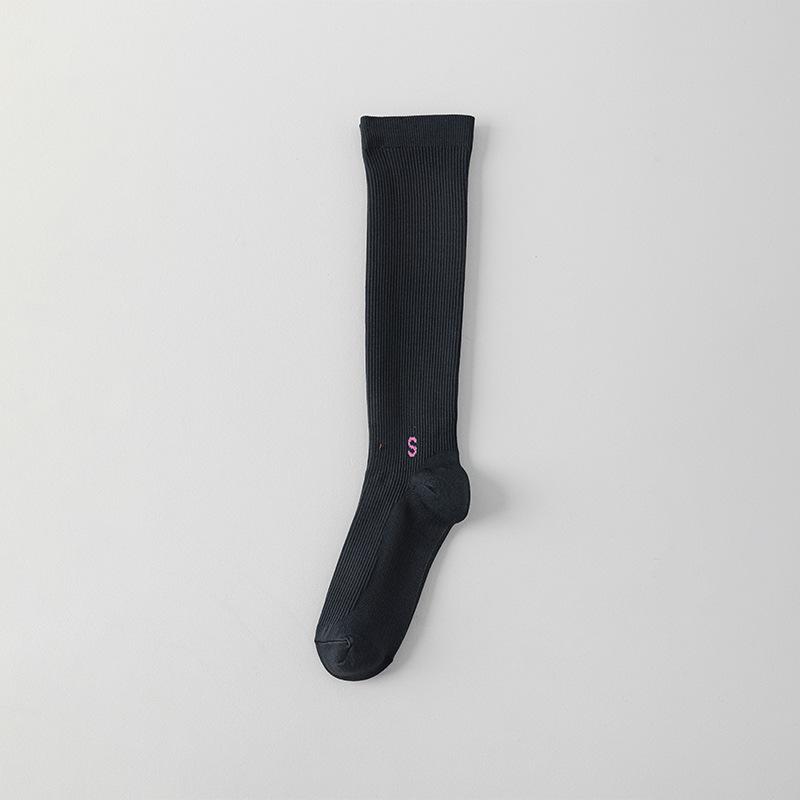 Female Autumn Winter Professional Jump Rope Running Fitness Tube Pressure Exercise Compression Calf Socks