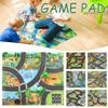 Baby Non-woven Game Pad,70X80cm Traffic Road Map Rug for Home Daily Use,Children Educational Playmat Rugs for Climbing Playing