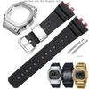 Hars Horloge Accessoires Подходит для Casio GMW-B5000 GM-B2100 Ремешок мужской Спортивный Водонепроницаемый Черный Резиновый Ремешок Браслет