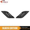 2PC Glosy Black Fender Air Vent Outlet Cover Trim Bezels for Ford F150 2015-