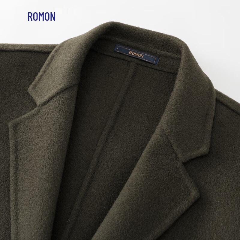 ROMON Мужское пальто средней длины из смесовой шерсти