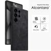 100% Italy Alcantara Leather Magnetic Case for Samsung S24 S25 Ultra Plus S25+ with Magsafe Premium Materia Luxury Phone Cover