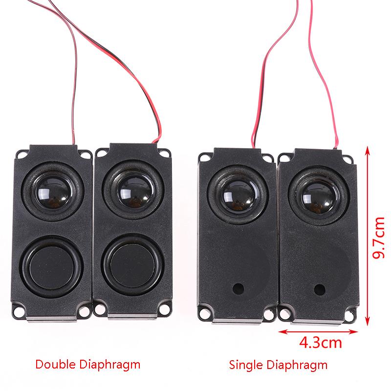 1 пара портативных аудиоколонок 10045, 8 Ом, 5 Вт, ТВ-динамик с одинарной/двойной диафрагмой