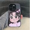 Злая маленькая девочка для iPhone15promax iPhone 14 чехол 11 текст 12 личность x/xr мягкий