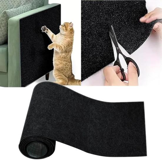 39,4"x15,8" самоклеящийся коврик для кошек, обрезаемый, самодельный коврик для кошек, коврик для дивана, стены, двери, кошачьих деревьев, защита от царапин на мебели